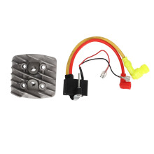 105mm Engine Cylinder Cover with Ignition Coil for 49cc-80cc 2-Stroke Bikes