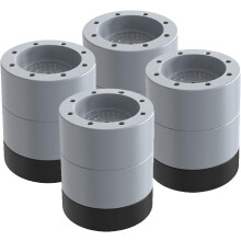 Patins anti-vibrations à hauteur réglable, supports robustes pour meubles et appareils électroménagers, protection antidérapante pour les sols,