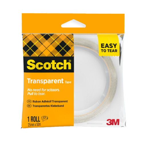 Scotch Scotch Easy Tear Tape 25mm x 50m 1