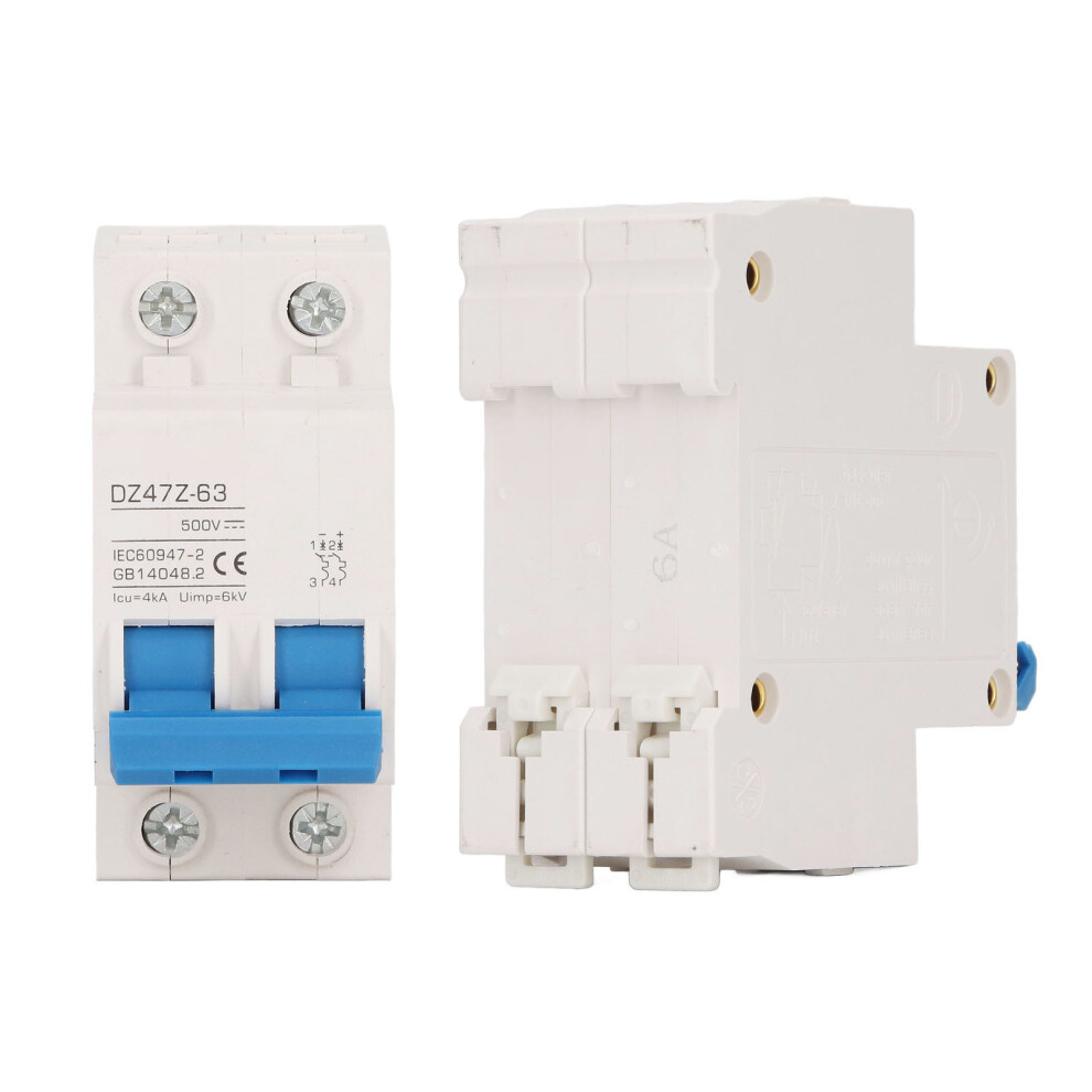 2P Mini Dc Circuit Breaker 16A 4Ka 6Kv Fast Tripping For Solar Pv 7601371805251