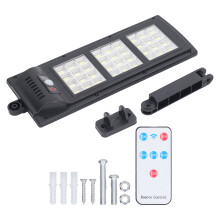 Projecteur solaire de sécurité extérieur ultra-lumineux à détecteur de mouvement, 144 LED de qualité supérieure pour une luminosité