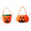 Κεντημένο καλάθι για το Halloween, κουβάς με γλυκά για το Halloween, πτυσσόμενη τσάντα από 2