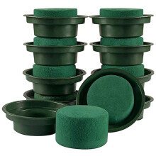 Composizioni floreali per matrimoni ed eventi con spugna per fiori verde scuro regolabile, spugna ad assorbimento rapido dell'acqua per una vivacità