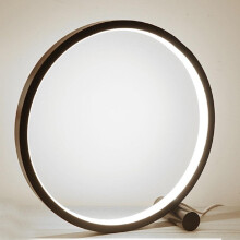 Lampe de bureau LED à économie d'énergie, lampe de table minimaliste en métal avec commande tactile à intensité variable pour chambre et