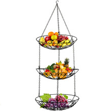 Elegant Space-Saving Kitchen Organizer With Ventilation For Good Air Circulation, Heavy Duty Hanging Basket, Functional And Elegant Design For Your