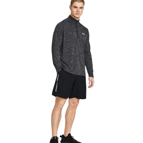 Under Armour (M, Black) Under Armour Mens Technical Wordmark Woven Shorts 2