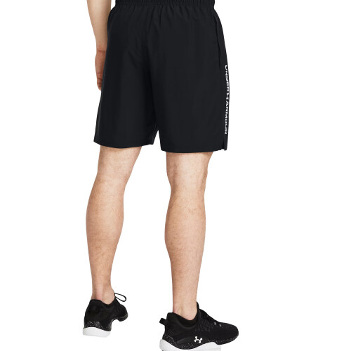 Under Armour (M, Black) Under Armour Mens Technical Wordmark Woven Shorts 1