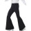 Smiffy's (M, Black) Smiffys Mens Costume Flared Trousers 1