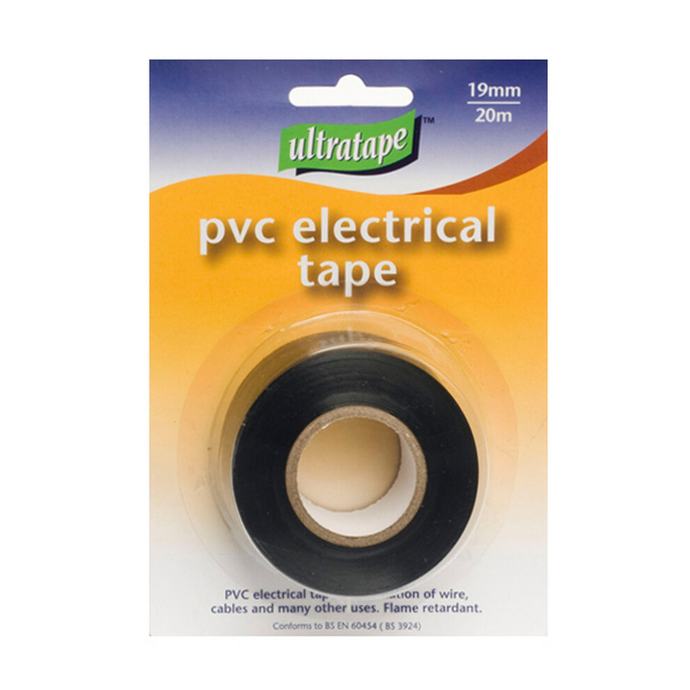 Ultratape Pvc Black Electrical Tape Roll 5057520627335