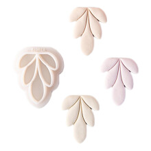 3 Styles Petal Clay Earrings Cutters for Jewelry Making Soft-A