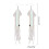 Simulation Squid Dangle Earrings Squid Earrings Party Jewelry 3