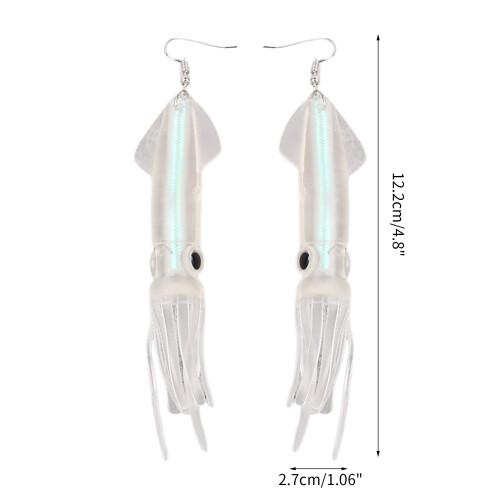 Simulation Squid Dangle Earrings Squid Earrings Party Jewelry 2