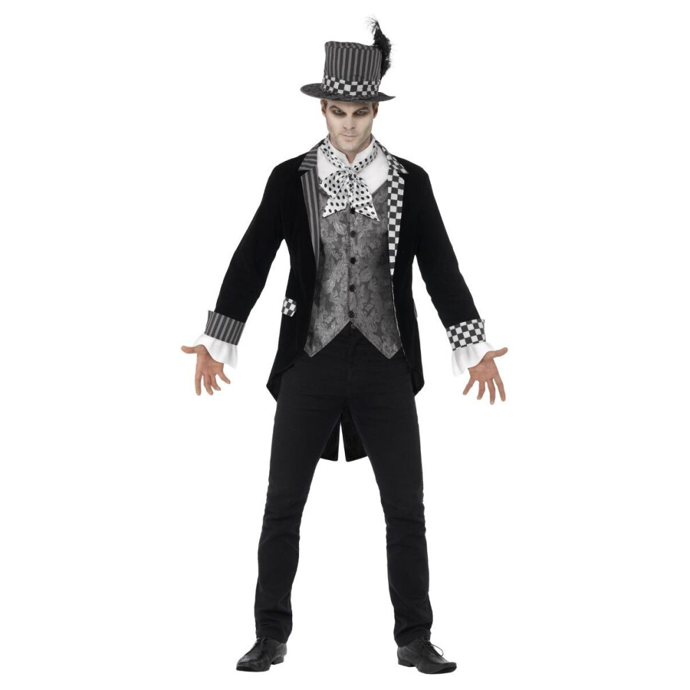 Smiffy's Unisex Adult Deluxe Dark Hatter Costume Set Not,Specified