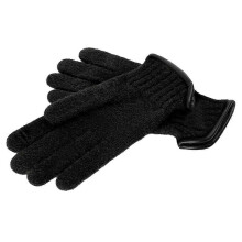(*L, Deep coffee) Grab fleece warm Ladies gloves Touch screen warm gloves knitted winter