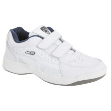 (8 UK, White) Dek Mens Arizona Touch Fastening Trainers