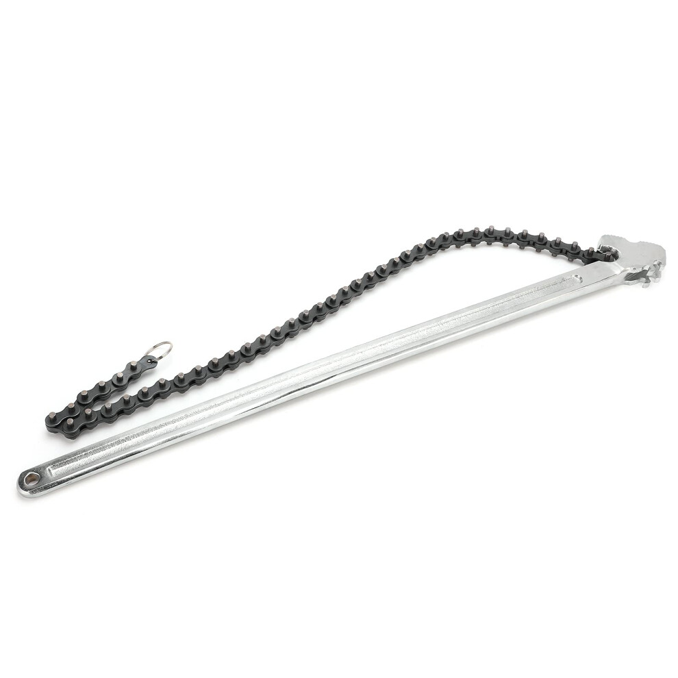 Chrome Vanadium Steel Chain Wrench For Automotive Repairs And Pipeline Installations, 24Inch Articulation 9426802534283
