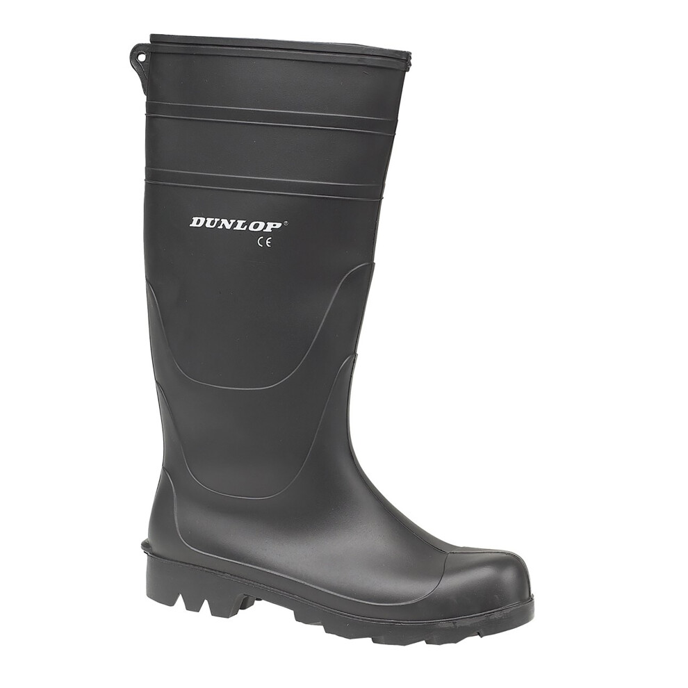 Dunlop (46 Eur, Black) Universal Pvc Welly / Mens Wellington Boots