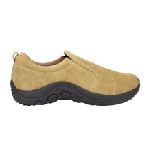 (8 UK, Taupe) PDQ Adults Unisex Real Suede Ryno Slip-On Casual Trainers