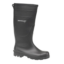 (44 EUR, Black) Dunlop Universal PVC Welly / Mens Wellington Boots
