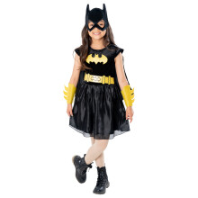 (3-4 Years, Black/Yellow) Batman Girls Refresh Core Batgirl Costume