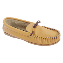 (13 UK, Tan) Mokkers Mens Gordon Softie Leather Moccasin Slippers
