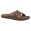 (11 UK, Brown) PDQ Mens Lightweight Crossover Mule Sandals 1
