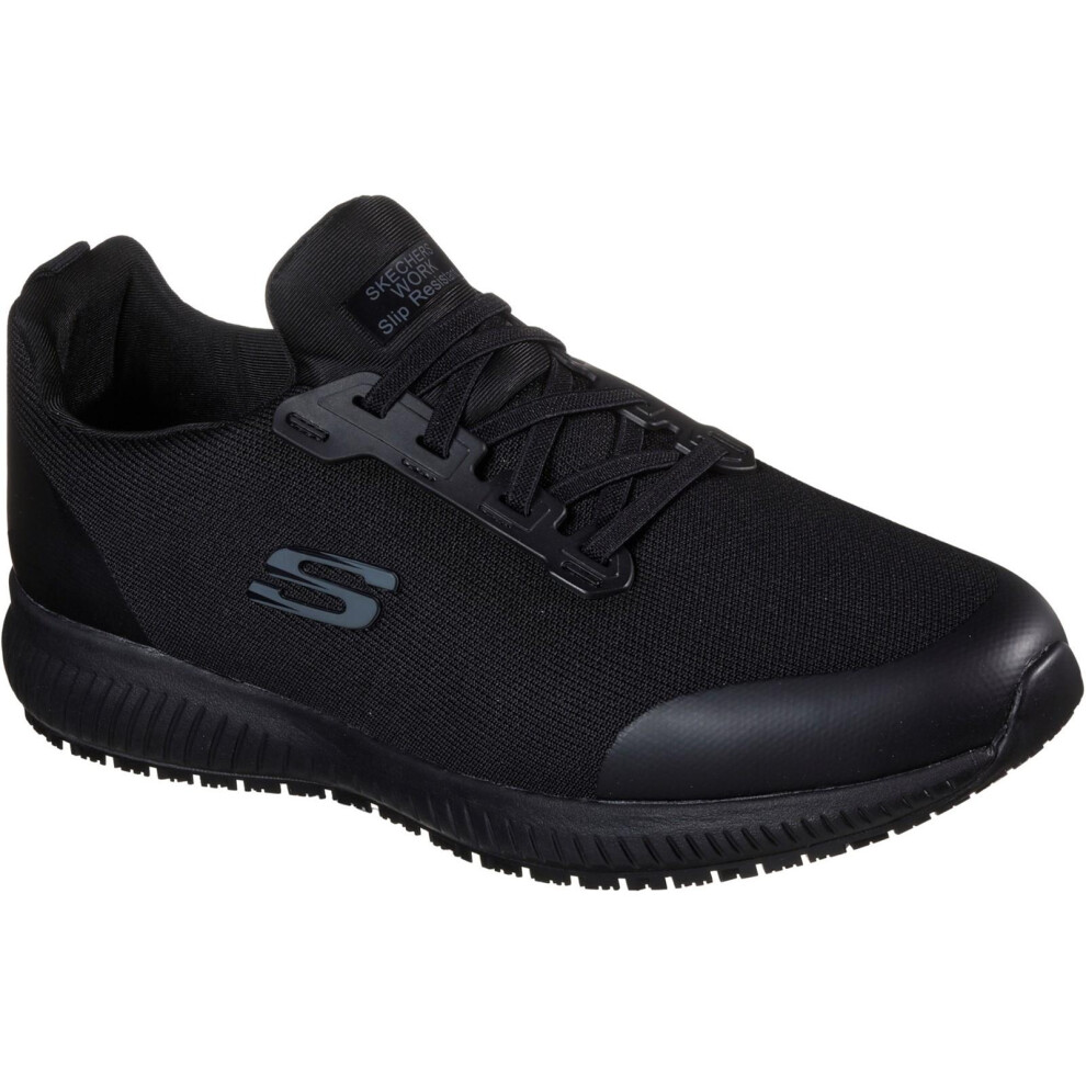 Skechers (12 Uk, Black) Mens Squad Sr Myton Occupational Shoes