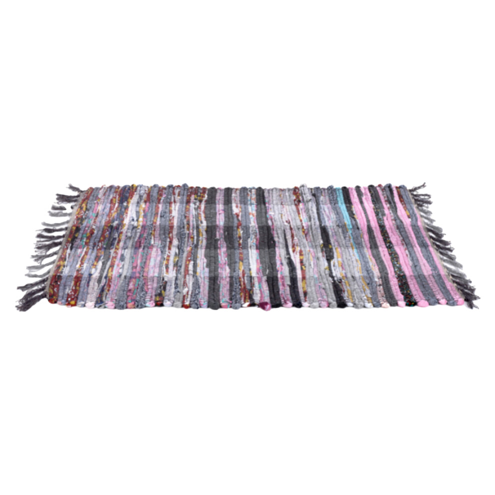 Sentry Danvibio Cotton Rag Rug Assorted 24 X 36'' Multicoloured