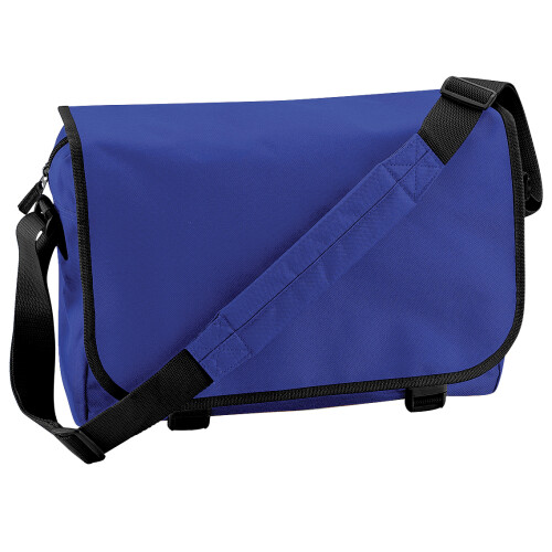 BagBase (One Size, Bright Royal) Bagbase Adjustable Messenger Bag (11 Litres)