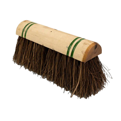 Head Only 12'' Bassine Yard Scavenger Broom Threaded