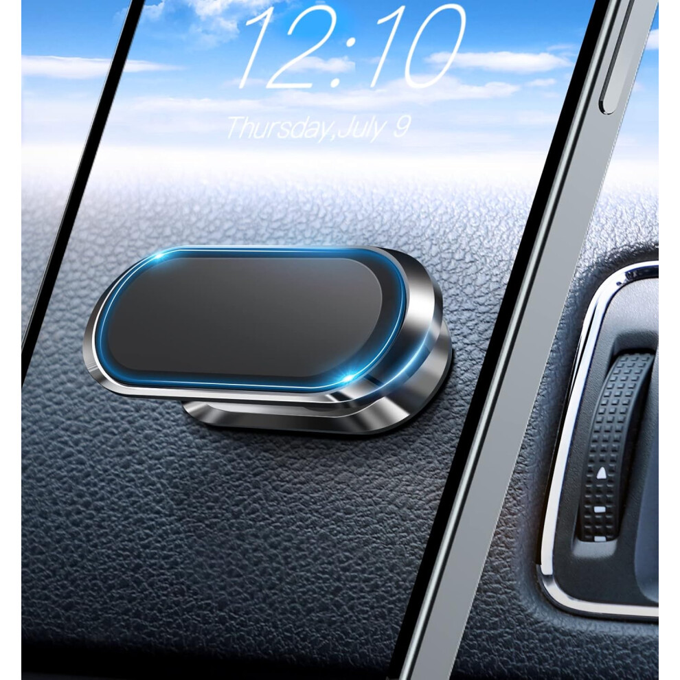 Magnetic Cell Phone Holder For Cars, [Alloy Folding] 360 Rotation Dashboard Mount With Super Strong Magnet, Universal Compatibility Ensures Safe 9433291913260