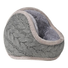 Scaldaorecchie invernali in maglia, pieghevoli con fascia regolabile, fodera interna in pelliccia sintetica, antivento, morbidi e comodi, unisex.