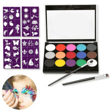 Professional Quality Water Based Palette, Easy To Apply Bright Vivid Colors Set For Quick Dry Application On Sensitive Skin, Complete Gift Ideal For
