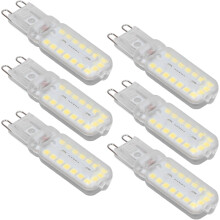 Ampoule LED G9 pour suspensions, allumage instantané, économie d'énergie, lumière blanc chaud, culot G9 à deux broches non dimmable, éclairage