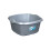 Casa Square Washing Up Bowl Silver 32cm 1