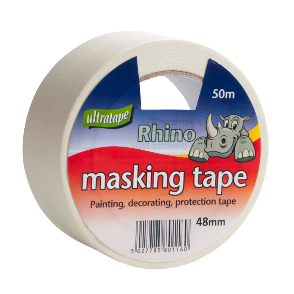 Ultratape Rhino General Purpose Masking Tape 48Mm X 50M 5063750897370