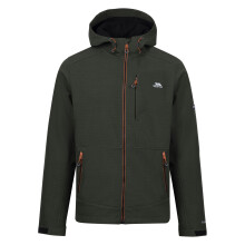 (L, Dark Vine) Trespass Mens Dante Soft Shell Jacket