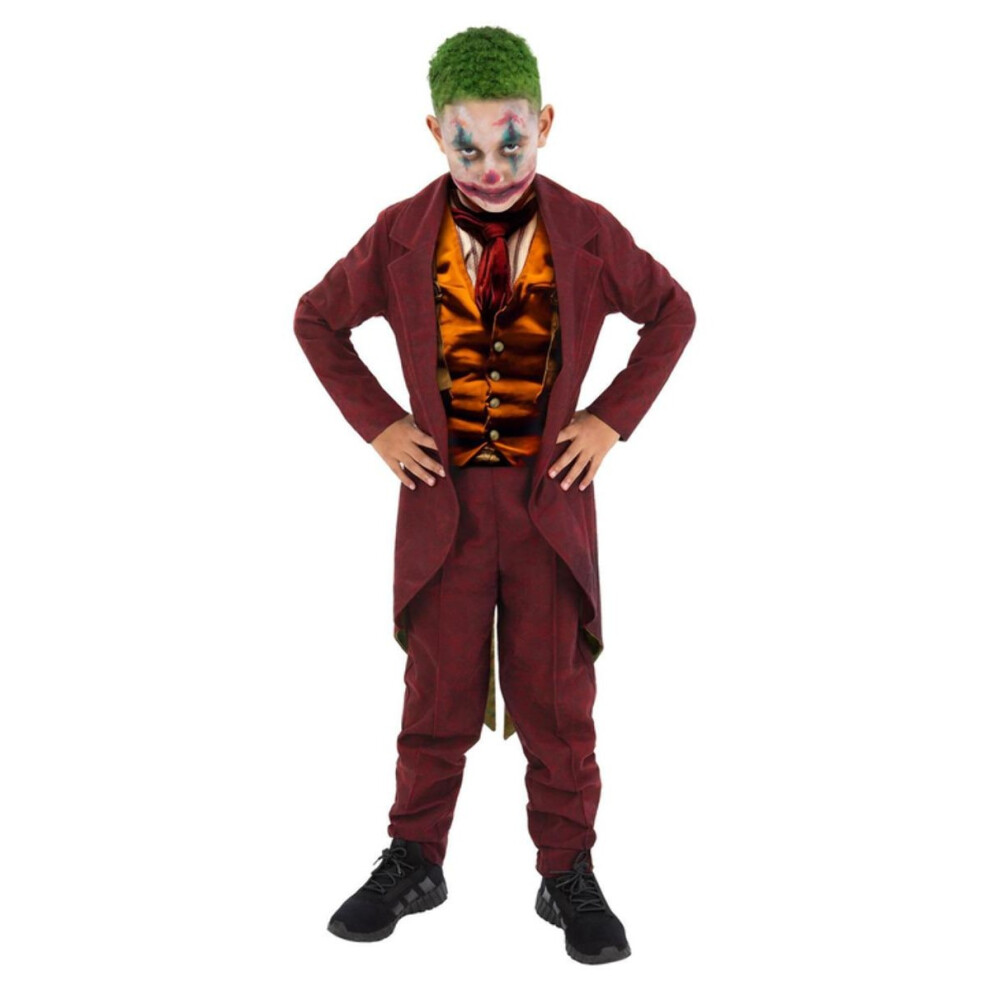 Smiffy's (7-9 Years, Red) Boys Gothic Venetian Harlequin Costume Set