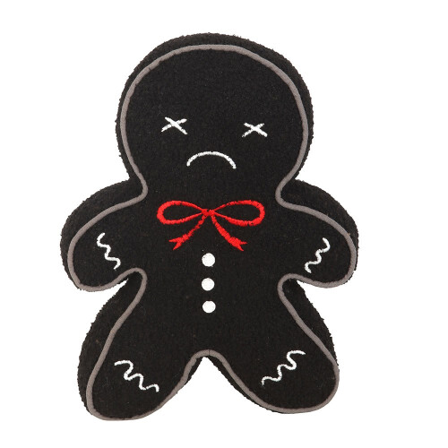 Something Different Bouclé Gingerbread Man Cushion