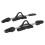 2 pcs Adjustable Diving Fin Strap with Quick Release Buckle, Universal Spring Heel 1