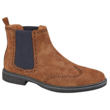 (7 UK, Tan) Goor Mens Chelsea Boots