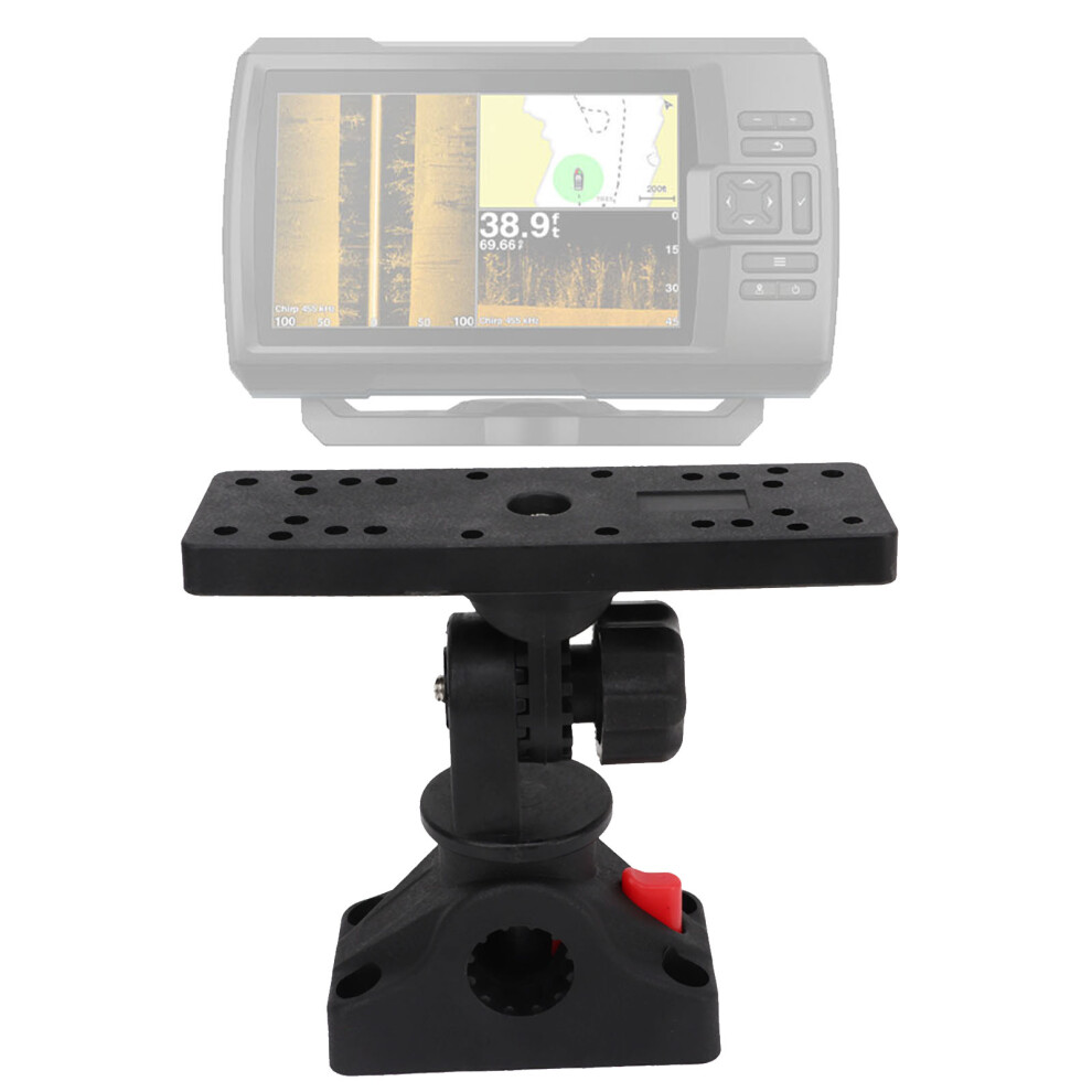 Universal 360 Rotating Fish Finder Mount Base For Boats Easy Install 9391371822058
