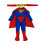 Superman (M, Red/Blue) Superman Childrens/Kids Logo Costume 1