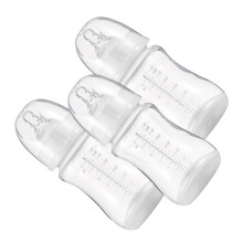 Biberons pour bébé avec tétine en silicone et couverture, 240 ml, lot de 8, sans BPA