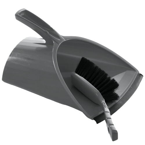 Buffalo Buffalo Heavy Duty Scoop Plastic Dustpan & Brush Set 1