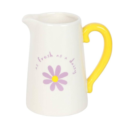 Something Different Fresh As A Daisy Flower Ceramic Jug 1