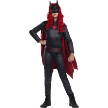 (L, Black/Red) DC Comics Childrens/Kids Batwoman Costume