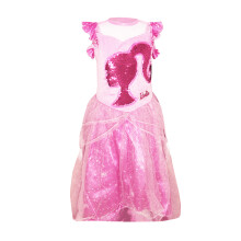 (3-4 Years, Pink) Barbie Girls Princess Costume