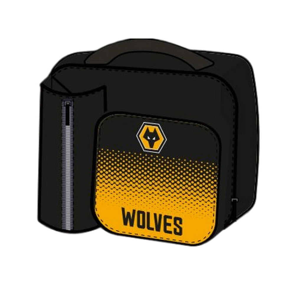 Wolverhampton Wanderers Fc Crest Lunch Bag Black