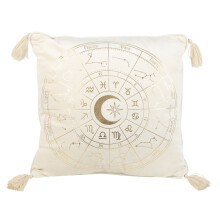 Something Different Astrology Wheel Square Filled Cushion